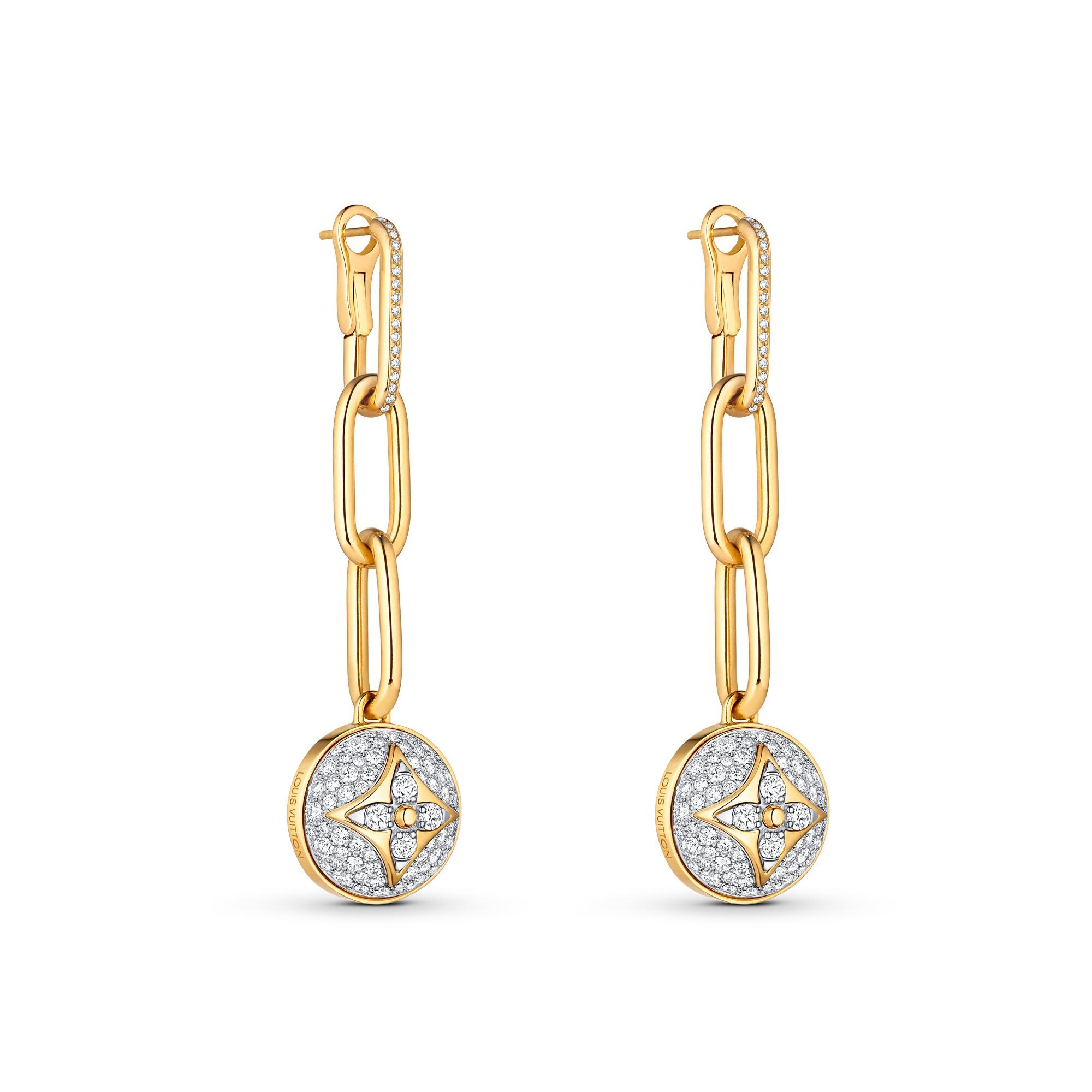 Louis vuitton deals drop earrings